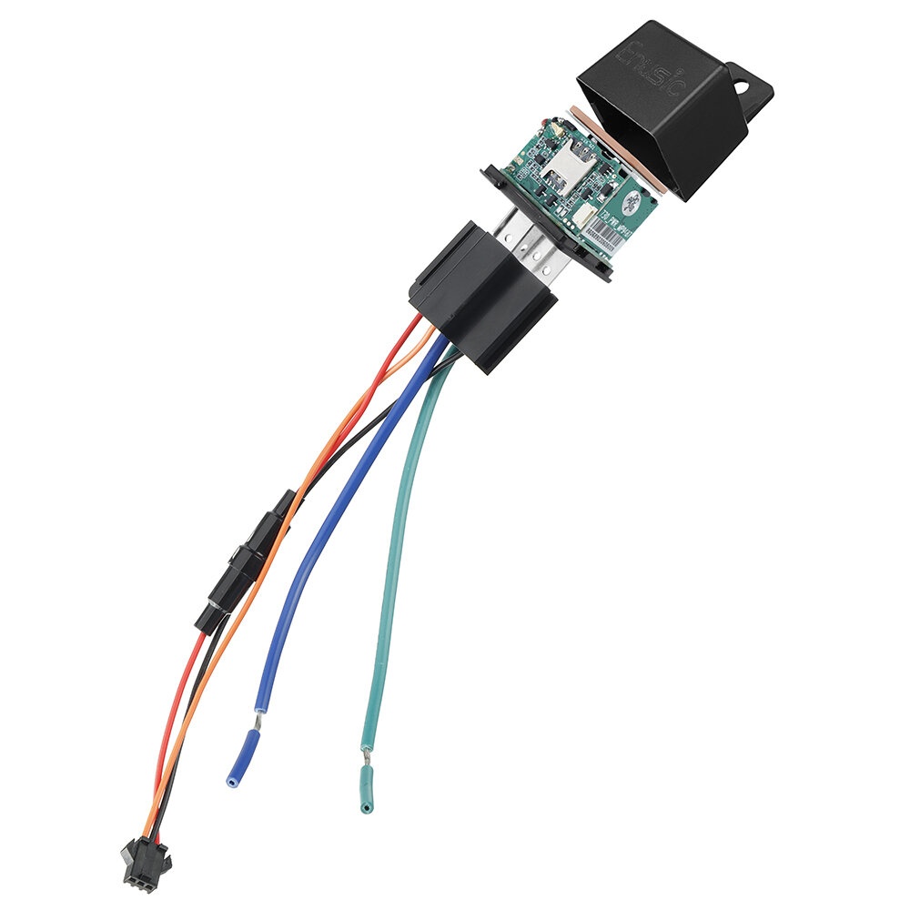 Enusic CJ730 ACC Testing Relay GPS Tracker Real Time GSM Locator Hide Anti-theft APP Cut off Fuel Power System Function Global Version