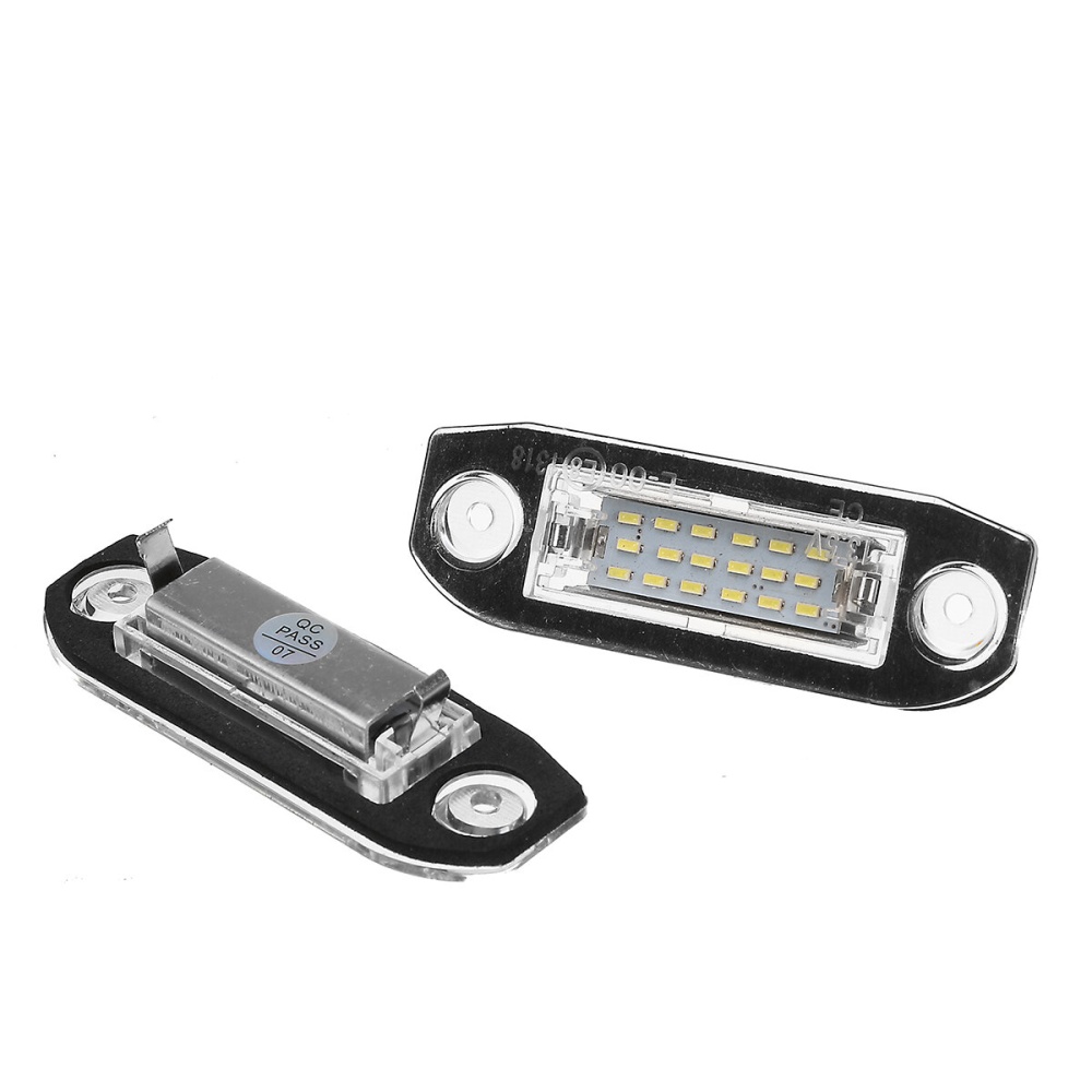 2PCS 18LED License Plate Light Lamp Bulb Error Free For Volvo S40 S60 S80 V50 XC70 - Image 2