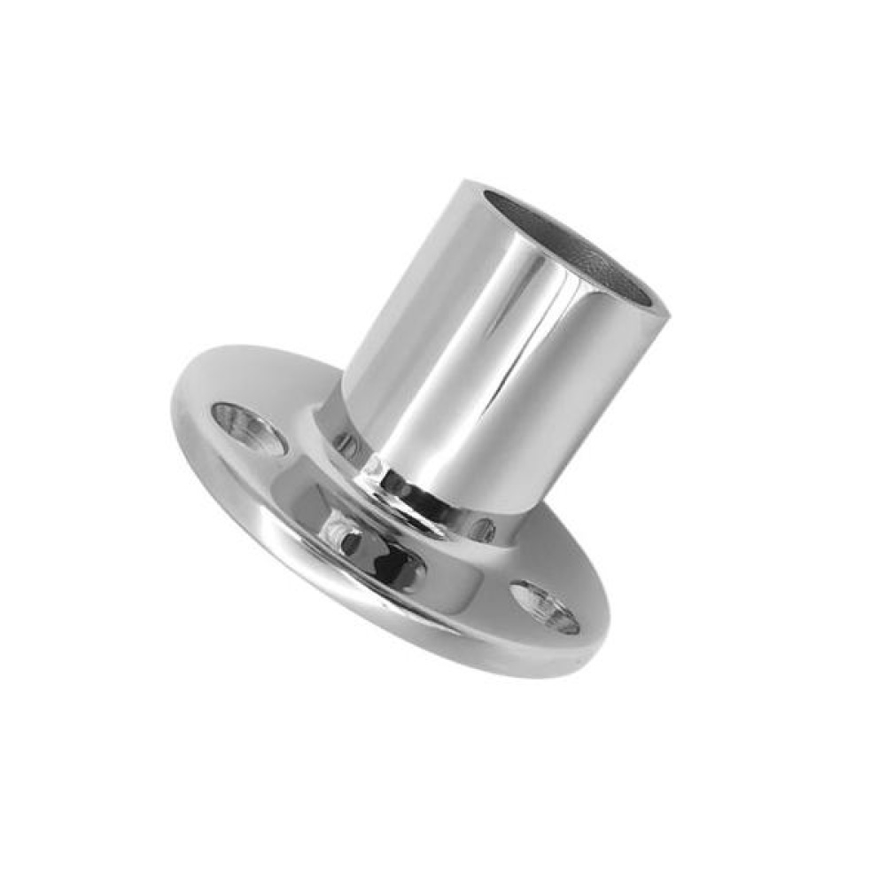 BSET MATEL Marine 90 Degree 1 inch Round Stanchion Base Boat Hand Rail Fitting Stainless Steel - Image 2