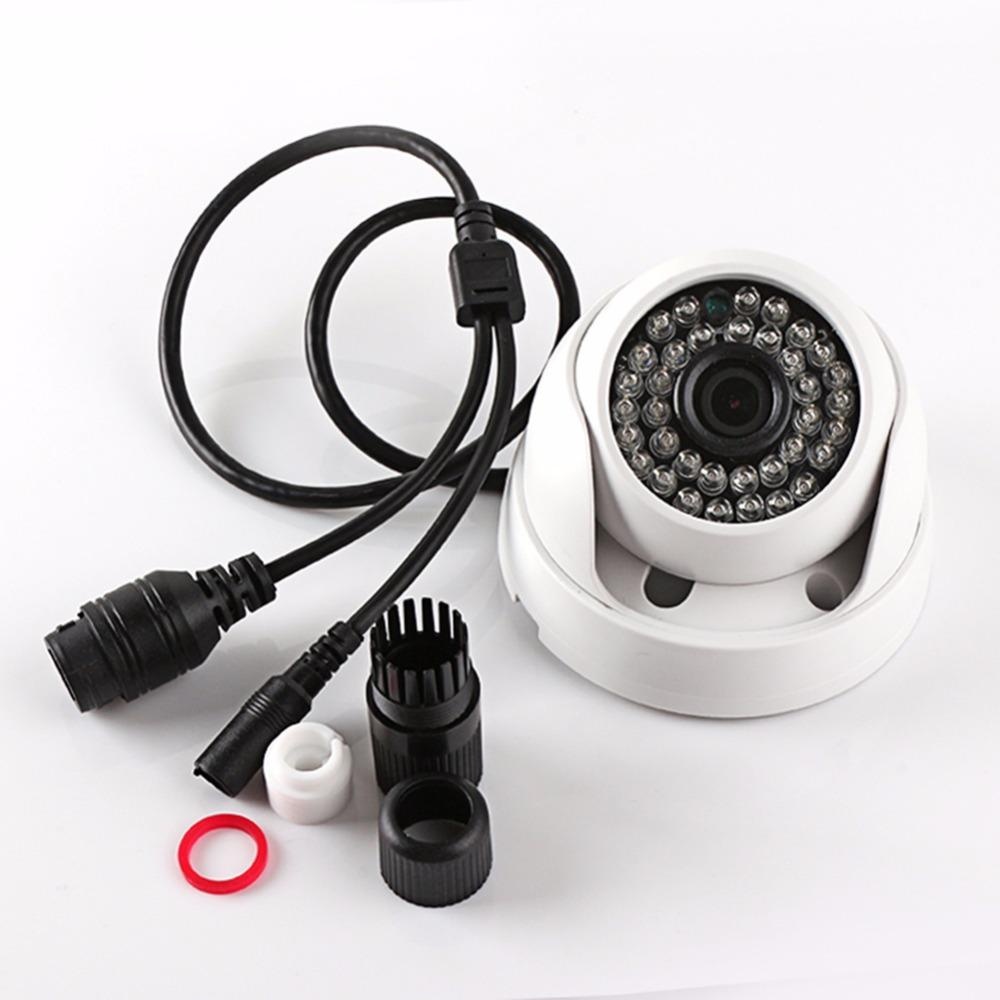 HD IP Camera 720P 1080P Indoor Dome Cam IR Lens 3.6mm 2MP IP CCTV Security Camera Network Onvif P2P - 1080P with POE