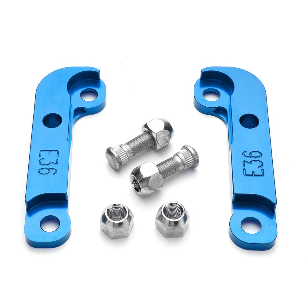 CNC Adapter Tire Increasing Turn Angle 25% -30% Drift Lock Kit For BMW E36 M3 Blue - Image 2