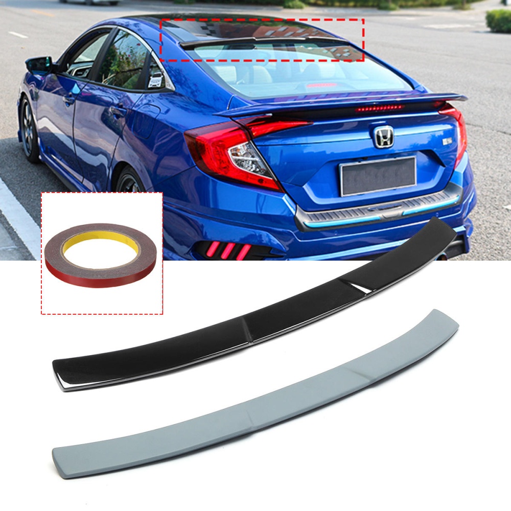 Rear Roof Car Spoiler Wing Fit For 10TH HONDA CIVIC X SEDAN 2016-2018 - Black