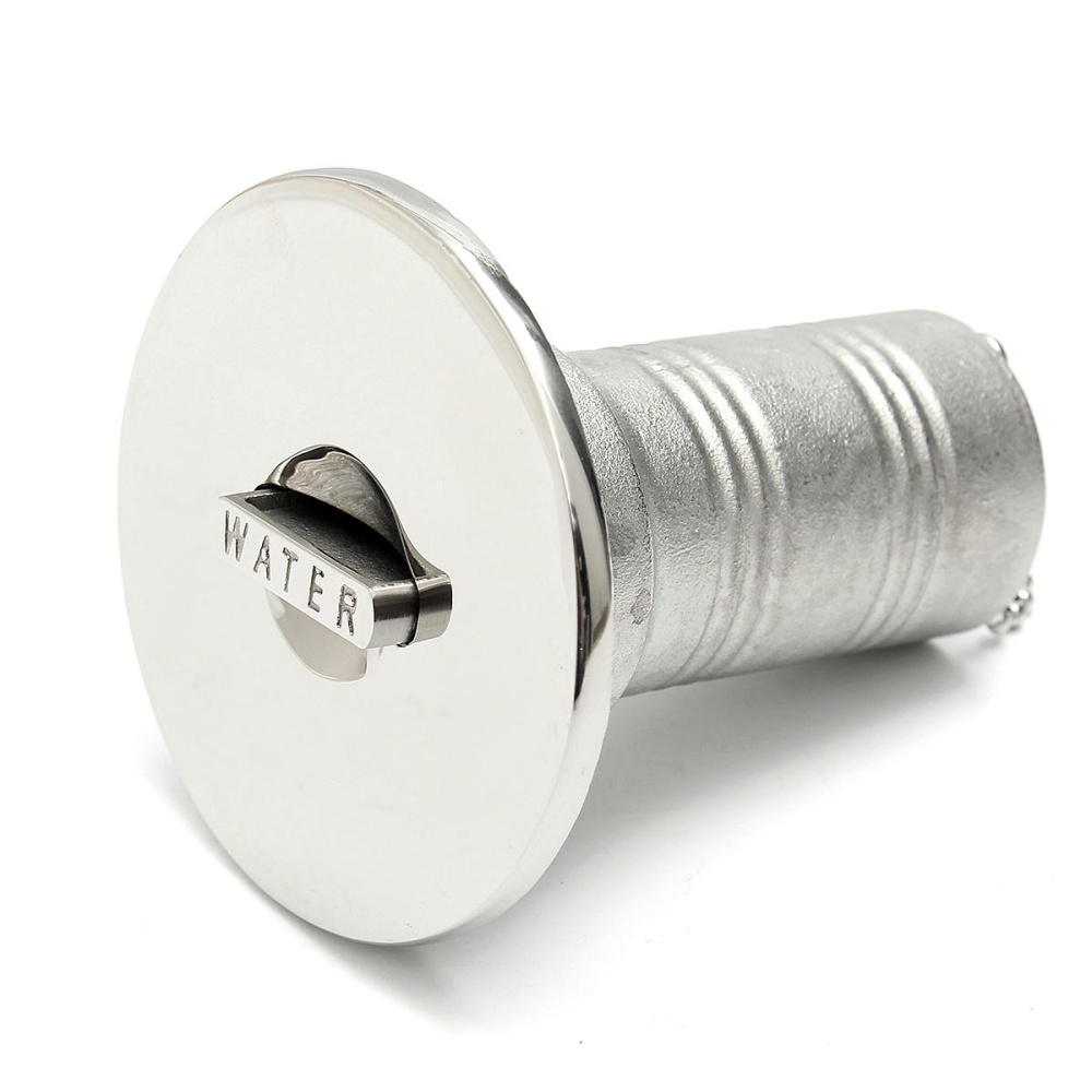 1-1/2'' 50mm Keyless Boat Deck Filler Stainless Steel Marine Fuel Decker Fill Cap 5 Type - 2 - Image 2