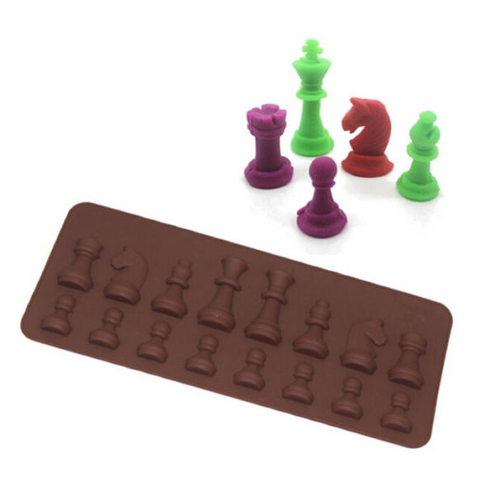 Honana CF-BW16 Silicone Chess Fondant Cake Mold Chocolate Candy Sugar Mould Bakeware Decorating Tool - Image 2