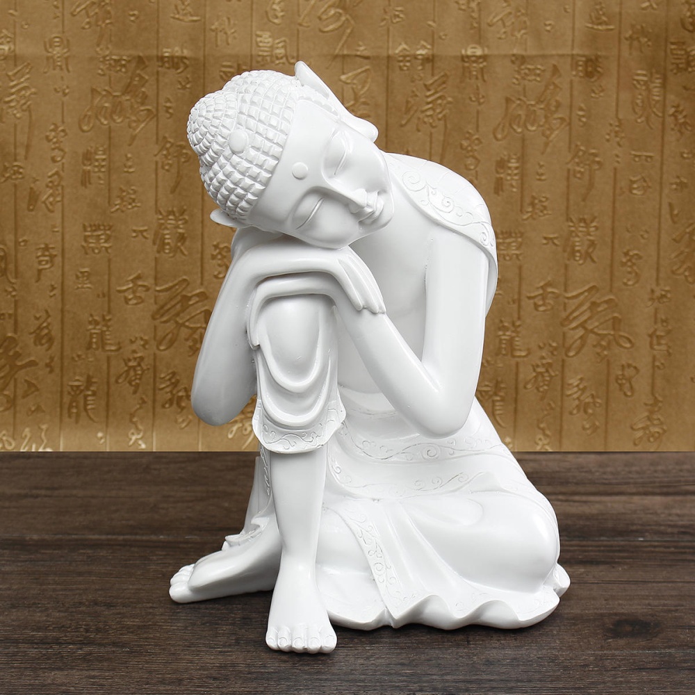 25cm Resin Sitting Figures Garden Oudtoor Indoor Statue Ornament Decorations - Image 2