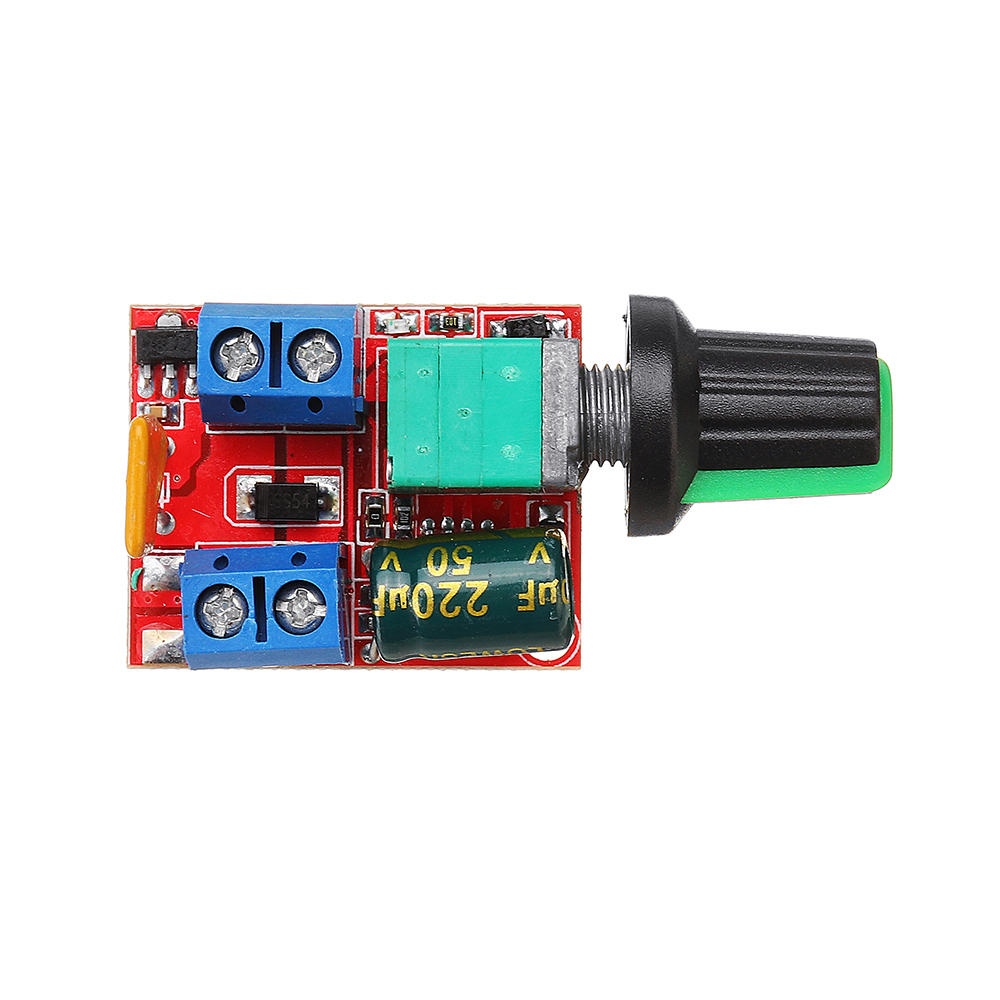 5Pcs DC 3V To DC 35V 5A 90W Mini DC Motor PWM Speed Controller Module Speed Regulator Adjustable Lig - Image 2