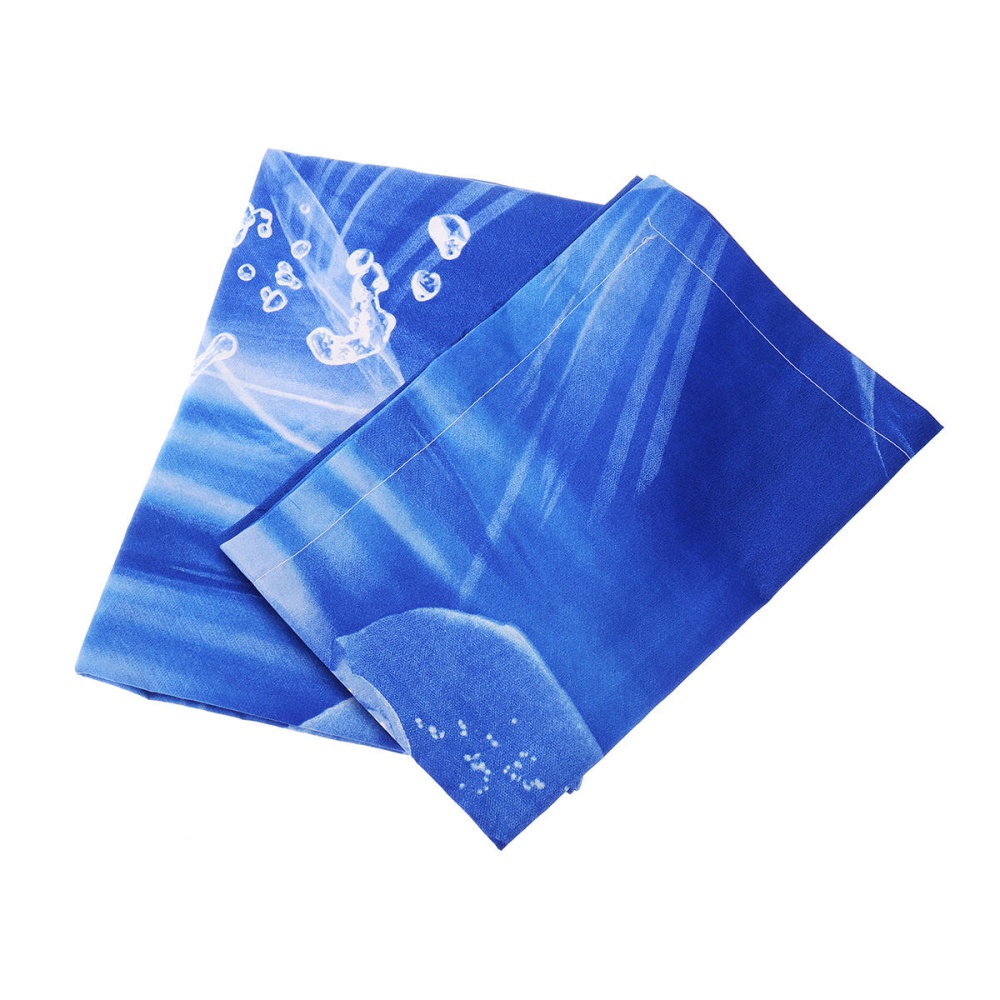 3PCS 200 x 230cm 3D Blue Rose Printed Bedding Pillowcase Quilt Cover Bedding Sets Queen Size - Image 2