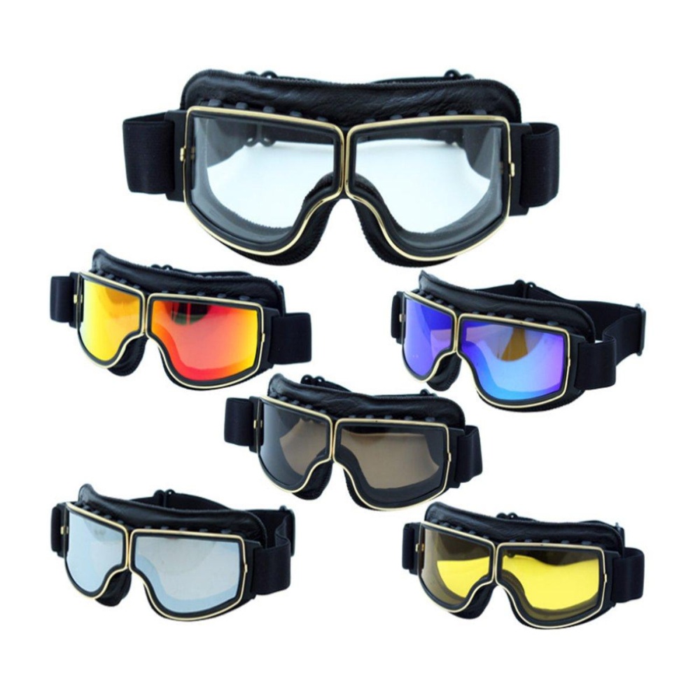 Motorcycle Eyewear Helmet Goggles Anti-UV Windproof Riding Glasses - 6 - Image 2