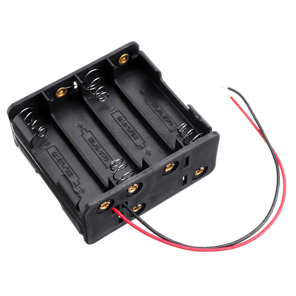 10pcs 4 Slots NO.5 Battery Holder Plastic Case Storage Box for 4*NO.5 Battery - Image 2