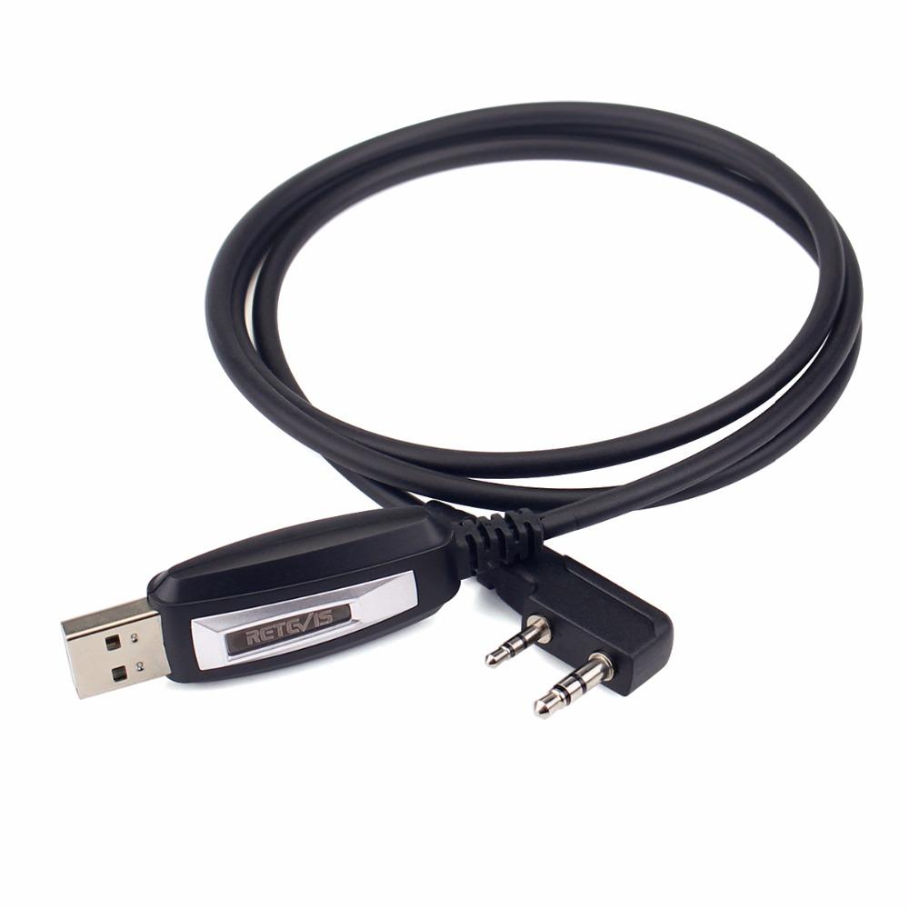 Revevis USB Programming Cable Accessories For Revevis RT-5R H777 RT5 for Baofeng UV-5R Bf-888S 888S For Kenwood HYT Radio C9018A