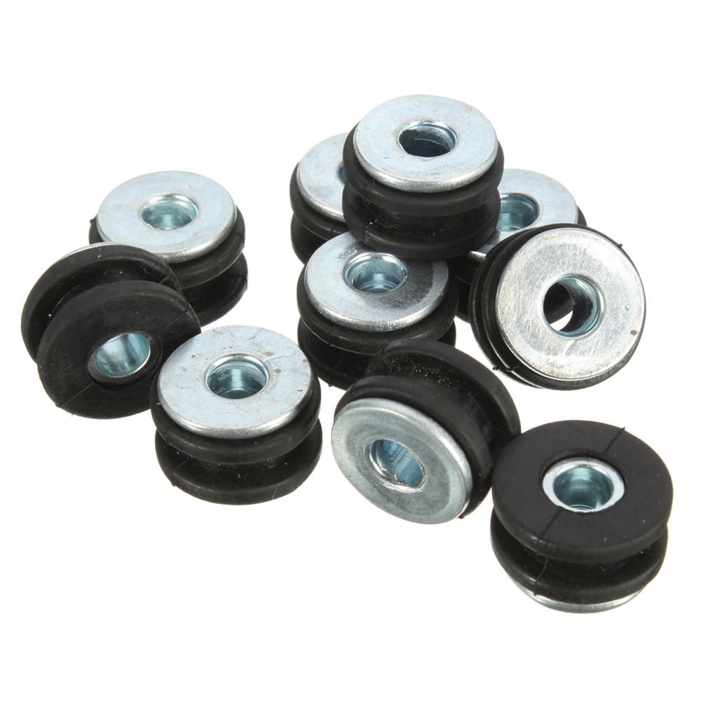 10pcs Motorcycle Rubber Grommets Bolt For Honda/Yamaha/Suzuki/Kawasaki Fairings - Image 2