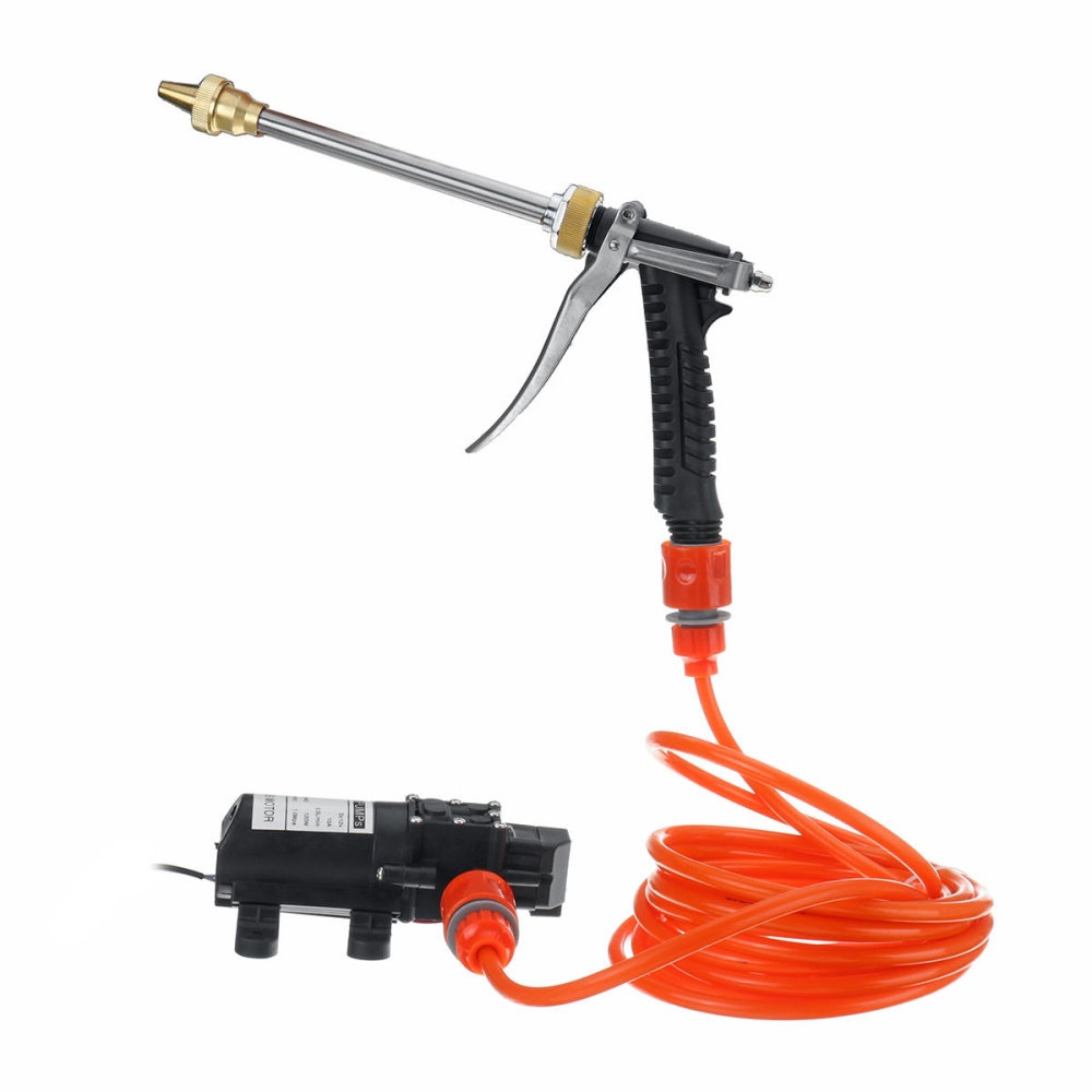 12V 120W High Pressure Washer Cleaner Water Wash Pump Sprayer Kit Tool For Vehicle - Image 2