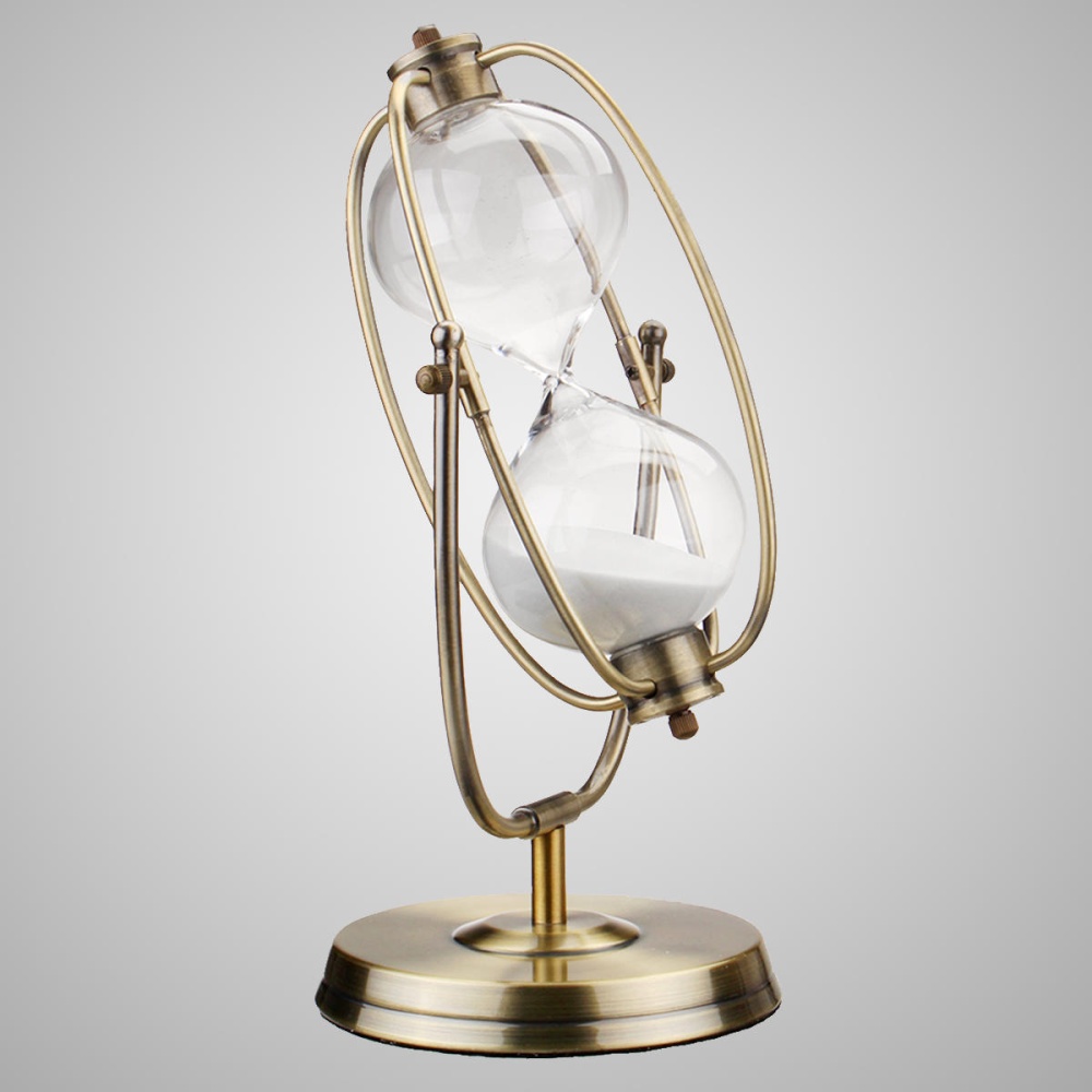 30 Minute Rolating Sand Hourglass Sandglass Sand Timer Clock Home Room Decorations Gift - Image 2