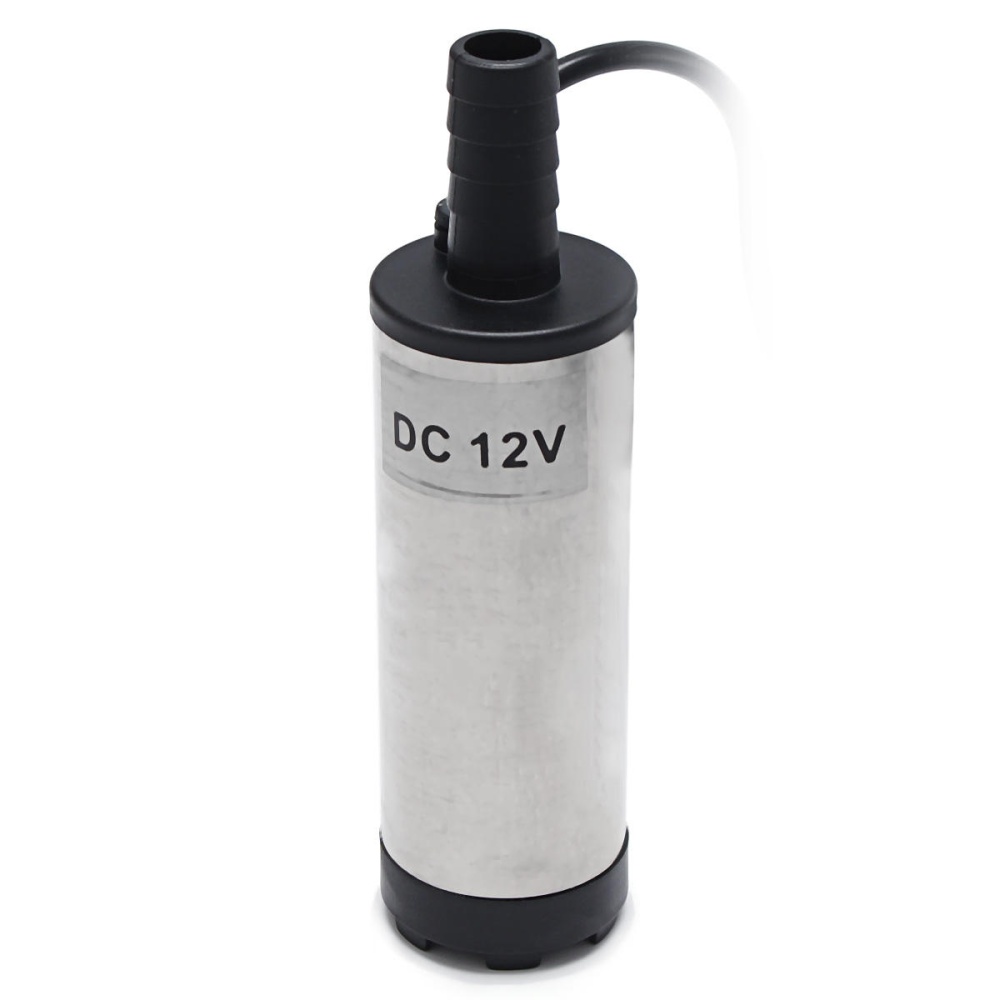 12V 38mm Electric Stainless Submersible Water Pump Oil Fuel Transfer Refueling - Image 2