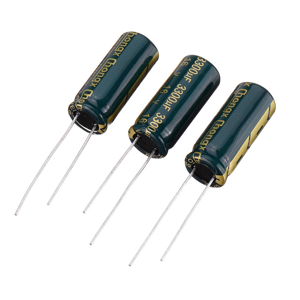 50pcs 16v 3300uf 10x25MM High frequency low ESR Radial Electrolytic Capacitor - Image 2