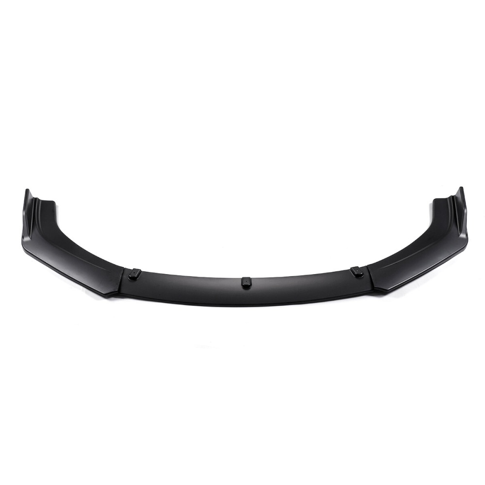 3Pcs Front Bumper Lip Spoiler Chin Splitter Matte Black For Honda Civic Sedan 4 Door 2016-2018 - Image 2