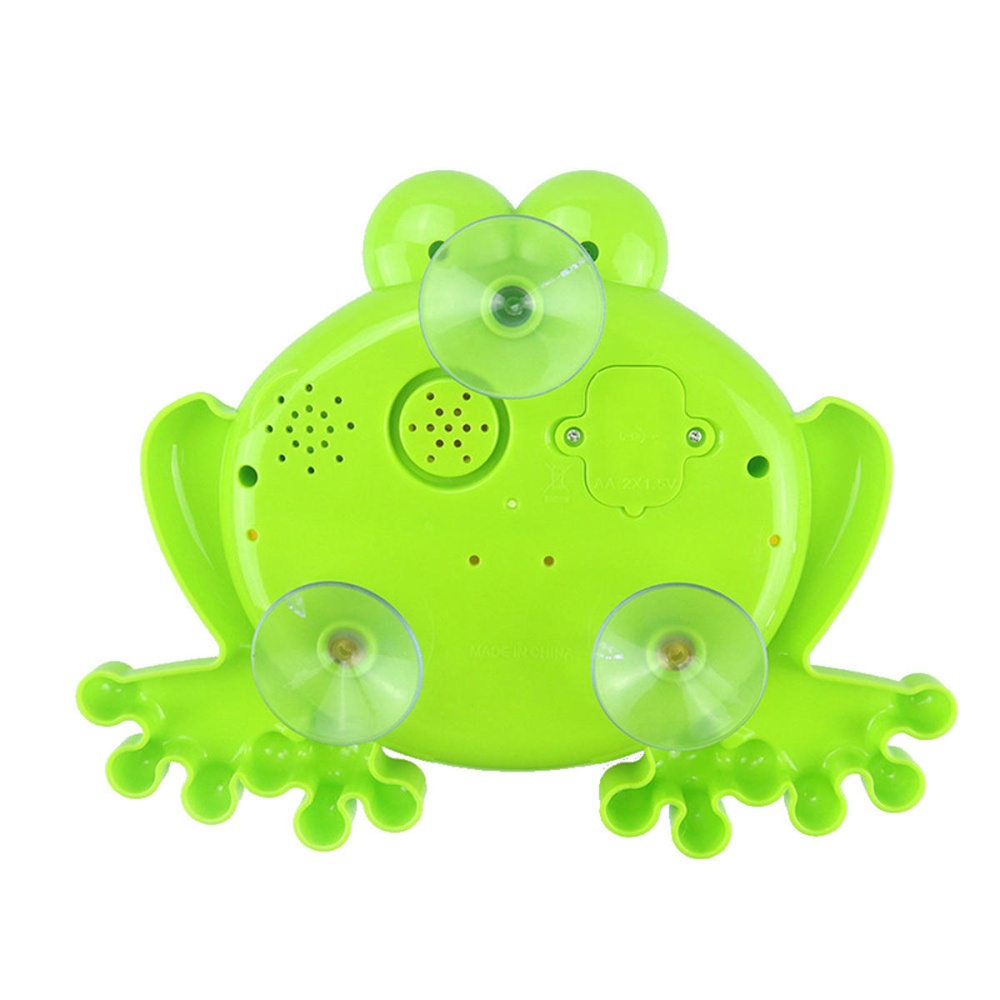 Big Frog Automatic Bubble Blower Music Bubble Maker Baby Bath Toy Bathtub Soap Bubble Machine - Image 2