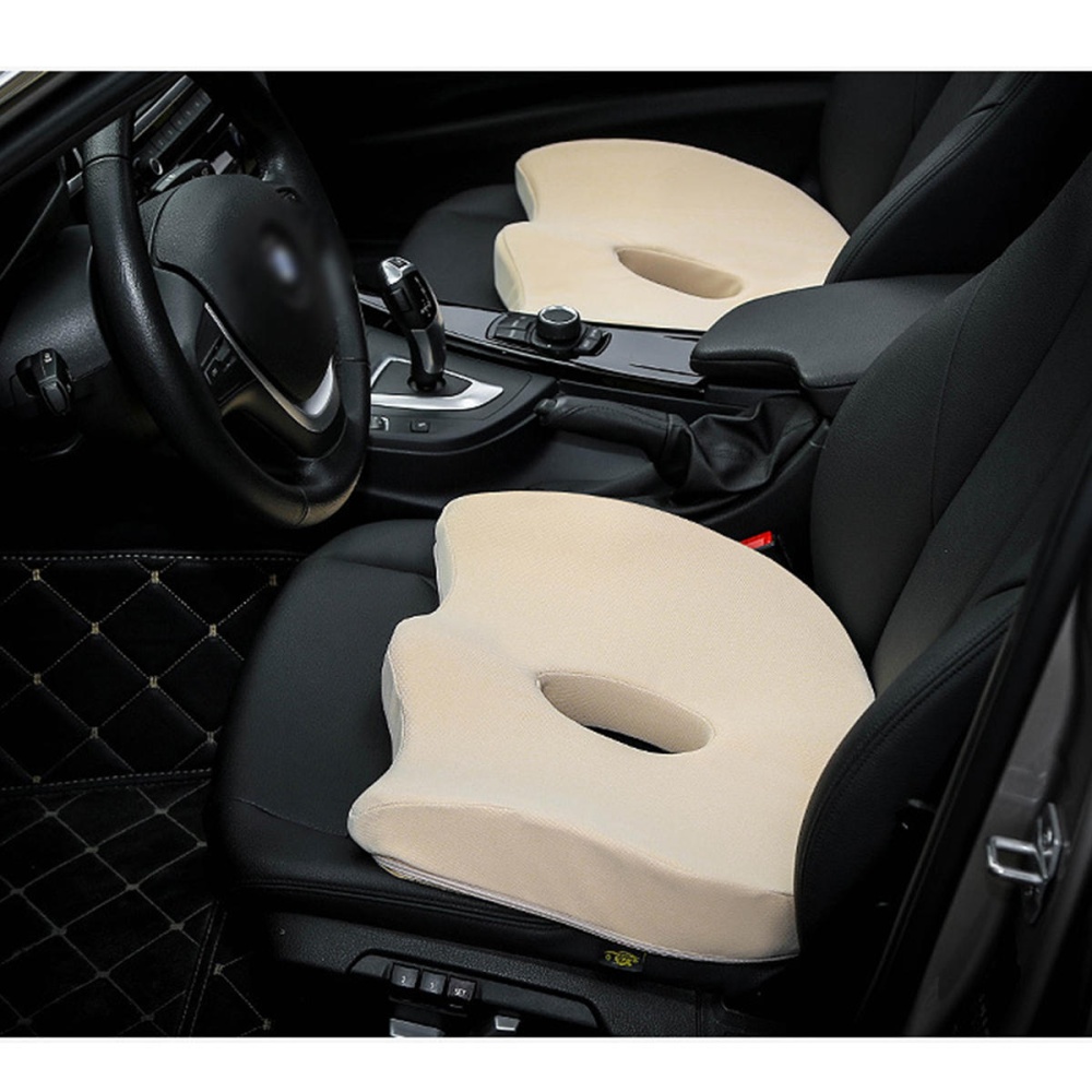 Auto Memory Cotton Raised Car Seat Cushion Knit Fabric - Navy