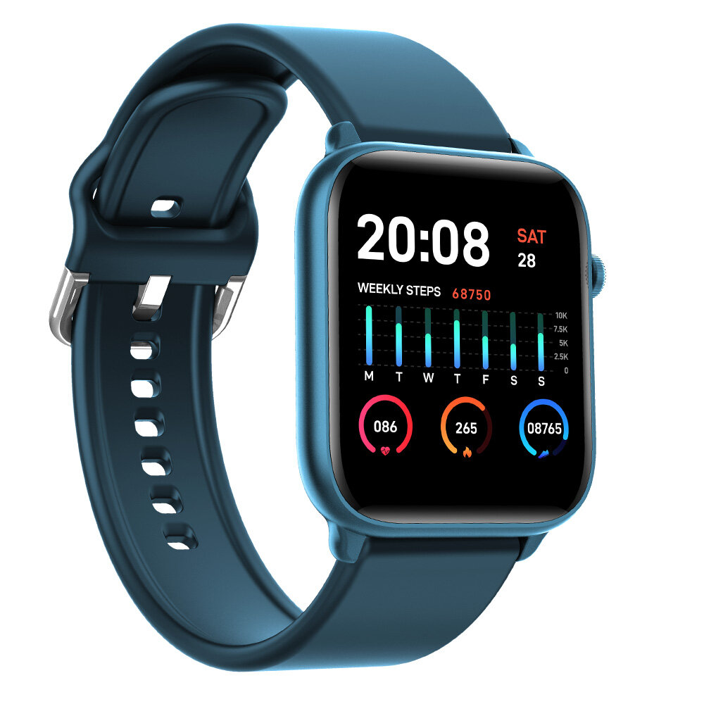 KINGWEAR KW37 24/7 Heart Rate Monitor Instant Messages Reminder Weather Display IP68 Waterproof Smart Watch - Grey - Image 2