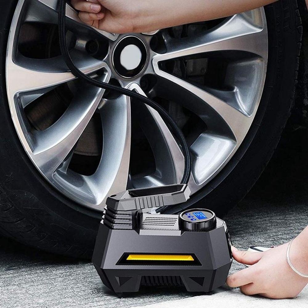 12V 150Psi 35L/min Portable Air Compressor Tire Inflator Pump With Digital Pressure Gauge Bright Emergency Flashligh For Car Motorcycle Bicycle 120W - Image 2