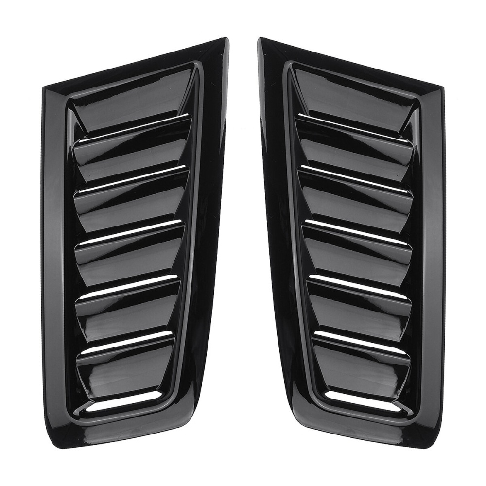Car RS Style Bonnet Vents Universal Glossy BlackFor Ford Focus MK2