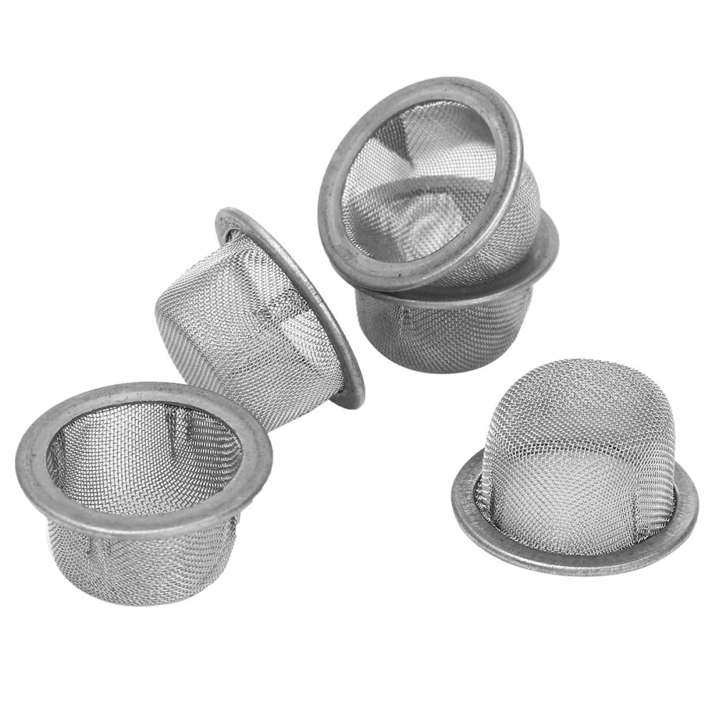 5Pcs 12mm Dome Slide Screen Meshes Stainless Steel Cup Filter Replacement - Image 2