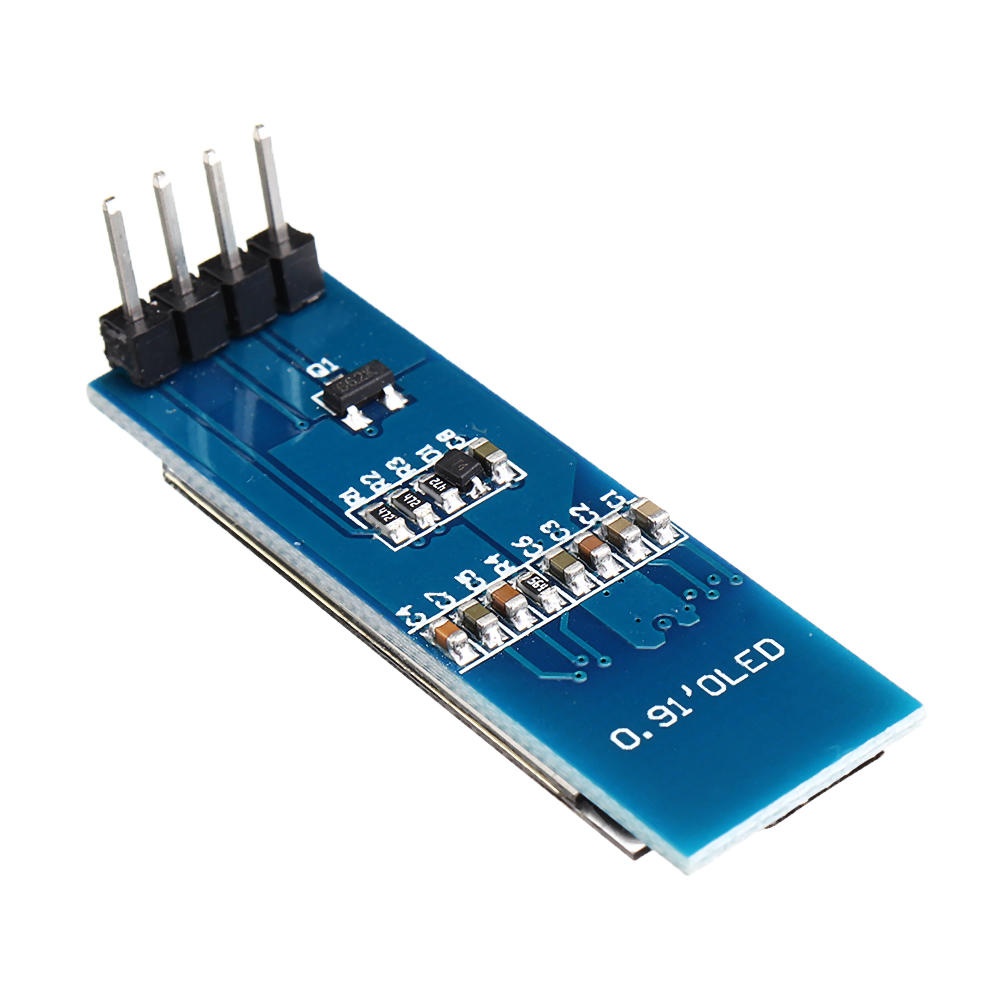 5pcs 0.91 Inch 128x32 IIC I2C White OLED Display Module SSD1306 Driver IIC DC 3.3V 5V - Image 2