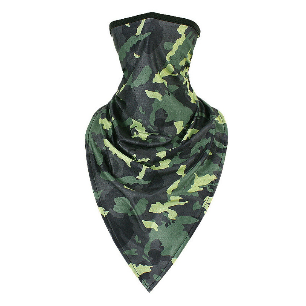 Quick-dry Fac Mask Windproof Riding Military Tactical Headband Sunproof Neck Brace Camouflage Triangle Towel - #2