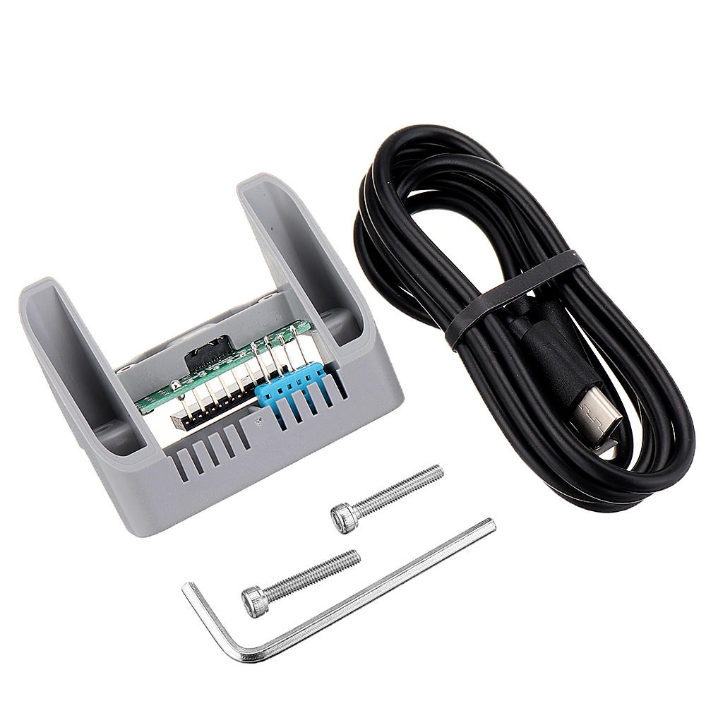 BTC Ticker DHT12 Digital Humidity Temperature Sensor ESP32 for Micropython Ticker with Standing Base Charging Board M5Stack® for Arduino - products t