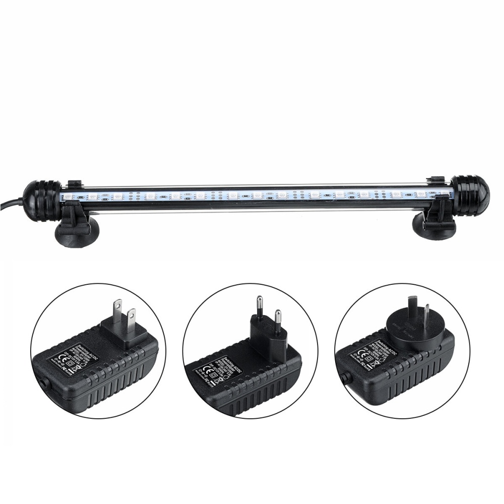 28cm RGB APP LED Aquarium Fish Tank Light Submersible Waterproof Bar Strip Lamp - EU Plug - Image 2