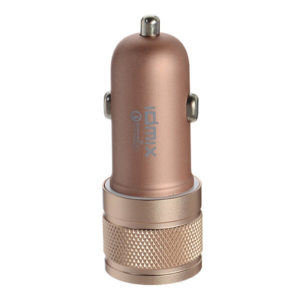 DC 5V Dual USB Car Charger 2 Port Universal Fast Charging For Phone Tablets - Rose Gold - Image 2