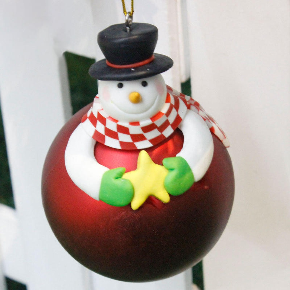 Ball  Tree Cartoon Decorative Pendant Creative  Decorations Soft Clay  Ball - B - Image 2