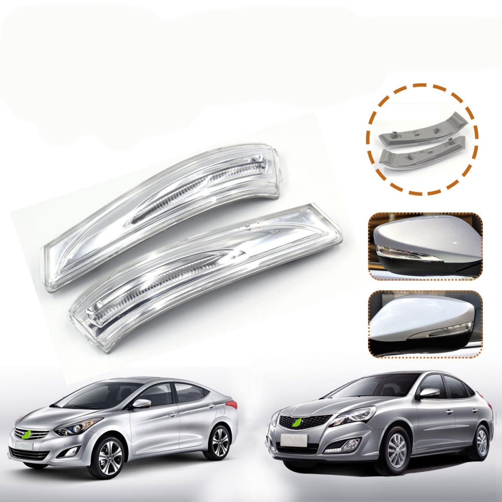 Car Side Rearview Mirror Turning Lamp Ultrasound Technology Design - left