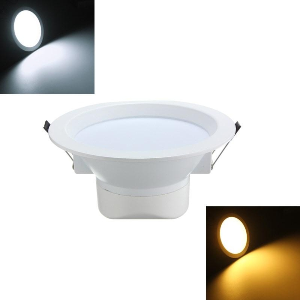 9W LED Flush Mount Recessed Ceiling Panel Down Light AC85-265V - White Light