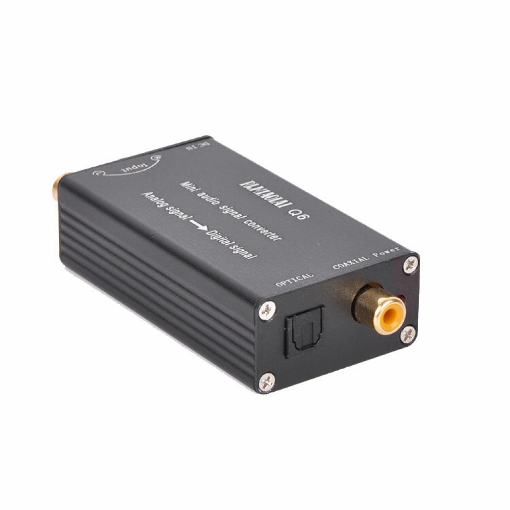 PJ.MIAOLAI Q6 RCA analog Signal Converter Digital Fiber Coaxial Output Mini Portable DAC - EU