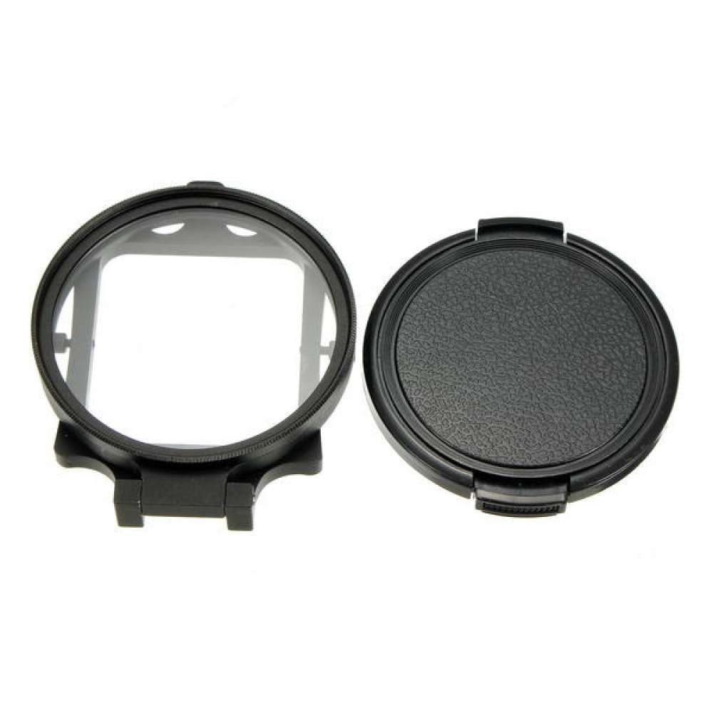 LINGLE 58mm UV Filter Adapter Ring Cap for Gopro Hero 5 Black Waterproof Housing Case - Image 2