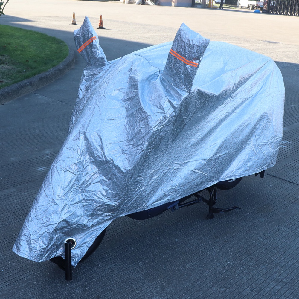 Heavy Duty Motorcycle Cover Oxford Shelter Sunproof Waterproof Dustproof UV Protection - XL - Image 2