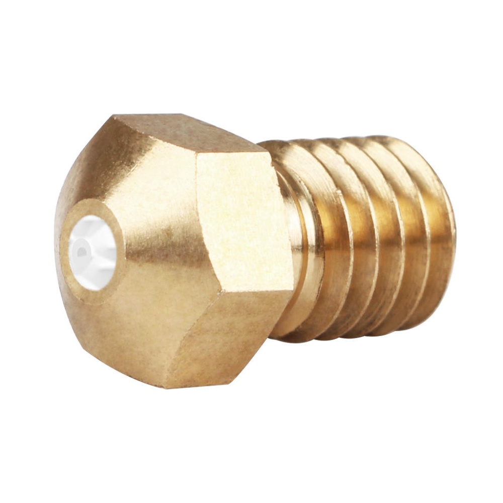 High Temperature Colorless Sapphire V6 1.75mm Nozzle 0.4mm Compatible With Special Materials PETG ABS PET PEEK NYLON For 3D Printer