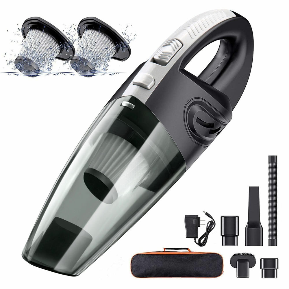 AUDEW 120W 5000Pa Cordless Vacuum Cleaner Handheld Rechargeable Wet/Dry for Car and Home - EU Plug