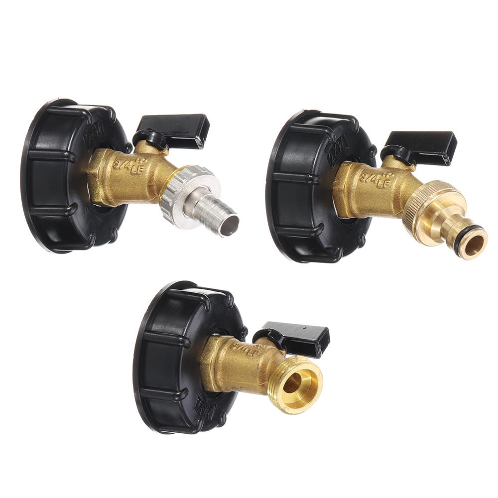 S60x6 IBC Ton Barrel Water Tank Connector Garden Tap Hose Barb Thread Faucet Fitting Tool Adapter Outlet Type Quick Connector - #1 - Image 2