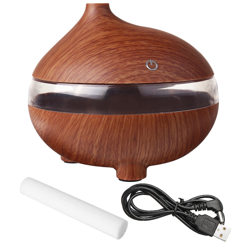 300ML Ultrasonic Air Humidifier LED Essential Aroma Diffuser Purifier Glow Home Air Purifiers - 3 - Image 2