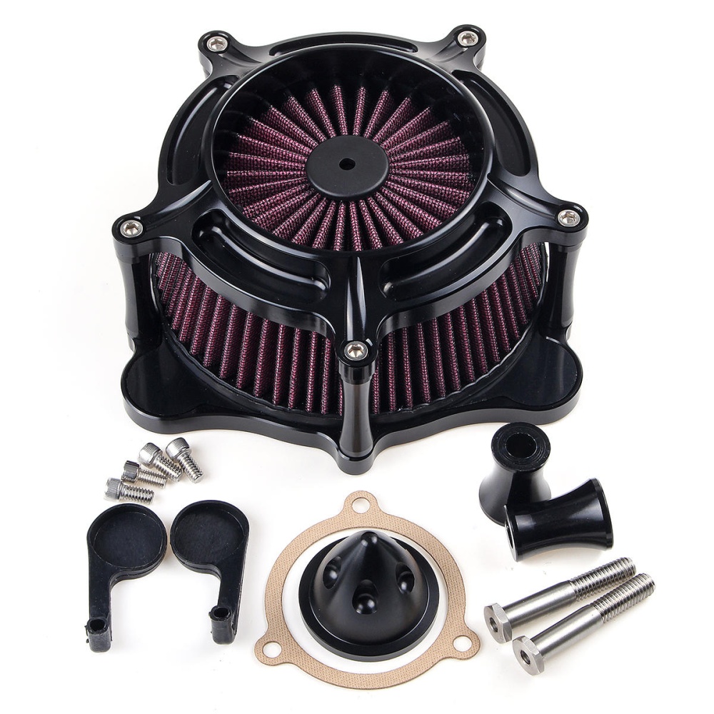 Motorcycle Air Cleaner Intake Filter For Harley T ouring 17-19 S oftail 2018 - Image 2