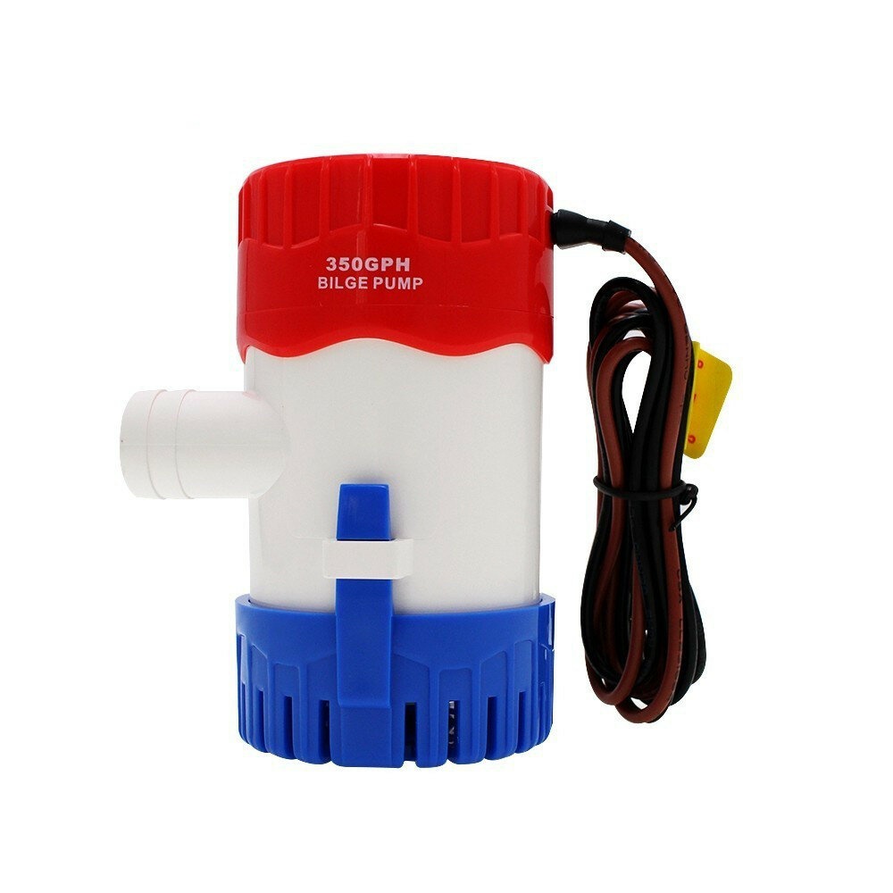 12V/24V Electric Pump 350GPH Marine Bilge Pump Submersible Boat Water Pump - 12V - Image 2