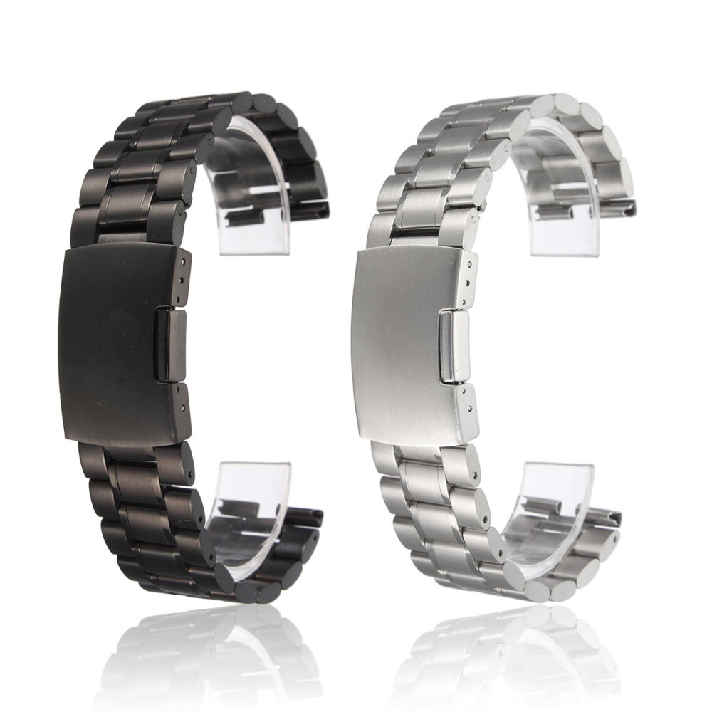 Bakeey 22mm Universal Replacement Stainless Steel Watch Band for Smart Watch - White