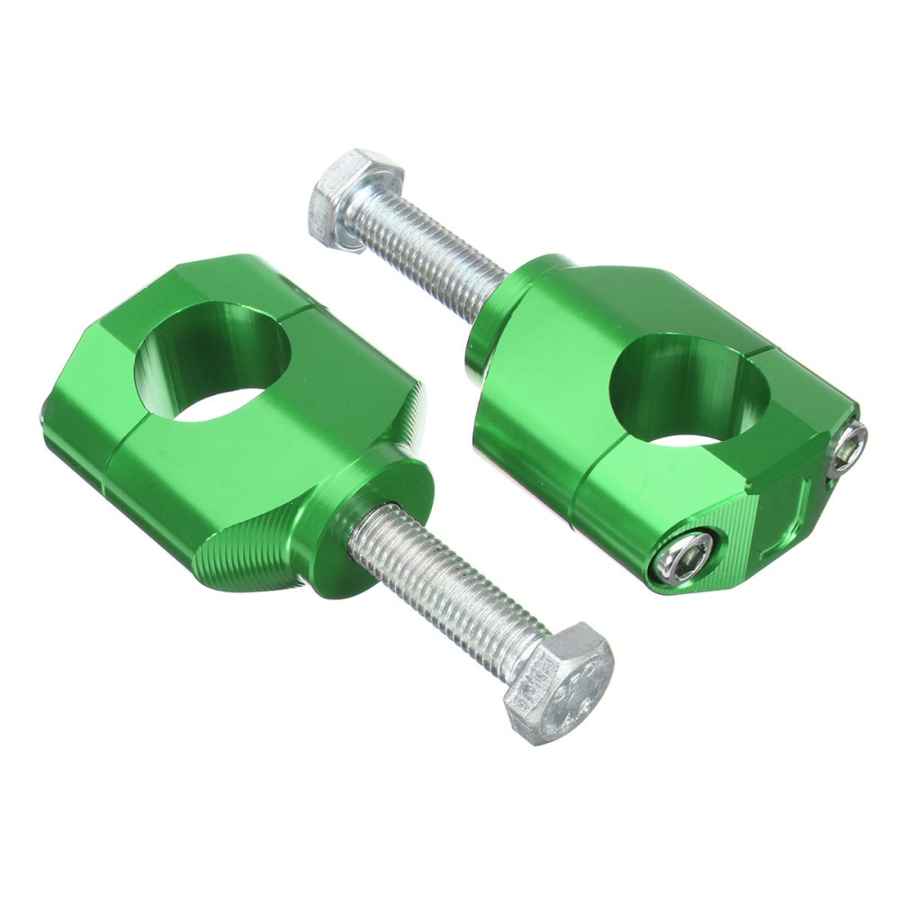 28mm 1 1/8inch CNC Handlebar Fat Mounts Clamps Raiser For Honda/Kawasaki/Suzuki - Green - Image 2