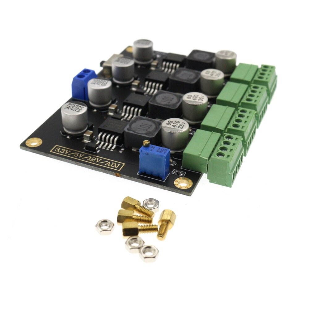 LM2596 Multi-channel Switching Power Supply Module 3.3V/5V/12V/ADJ Adjustable Voltage Output - Image 2