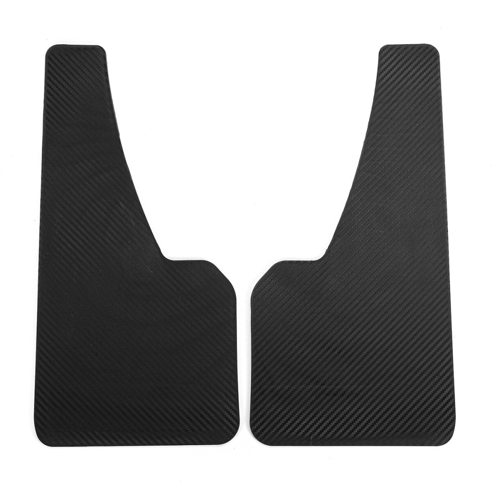 2PCS Universal Car Modification Mud Flaps Fender Guards Carbon Fiber For Car Pickup Van - Image 2