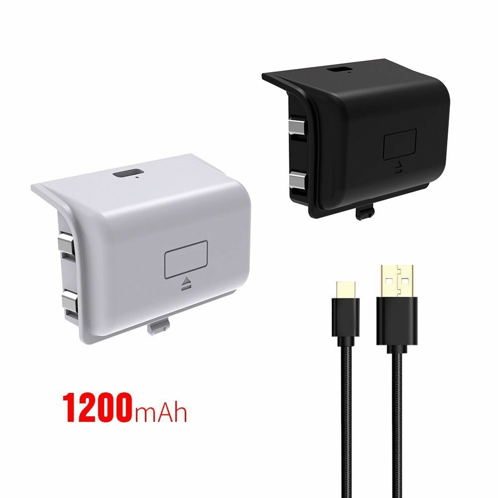 DOBE TYX-0633 Batterie Pack pour manette de jeu Xbox SeriesX Batterie avec ceble de charge de sauvegarde Batterie Pack pour manette de jeu sans fil Xbox rechargeable - Noir