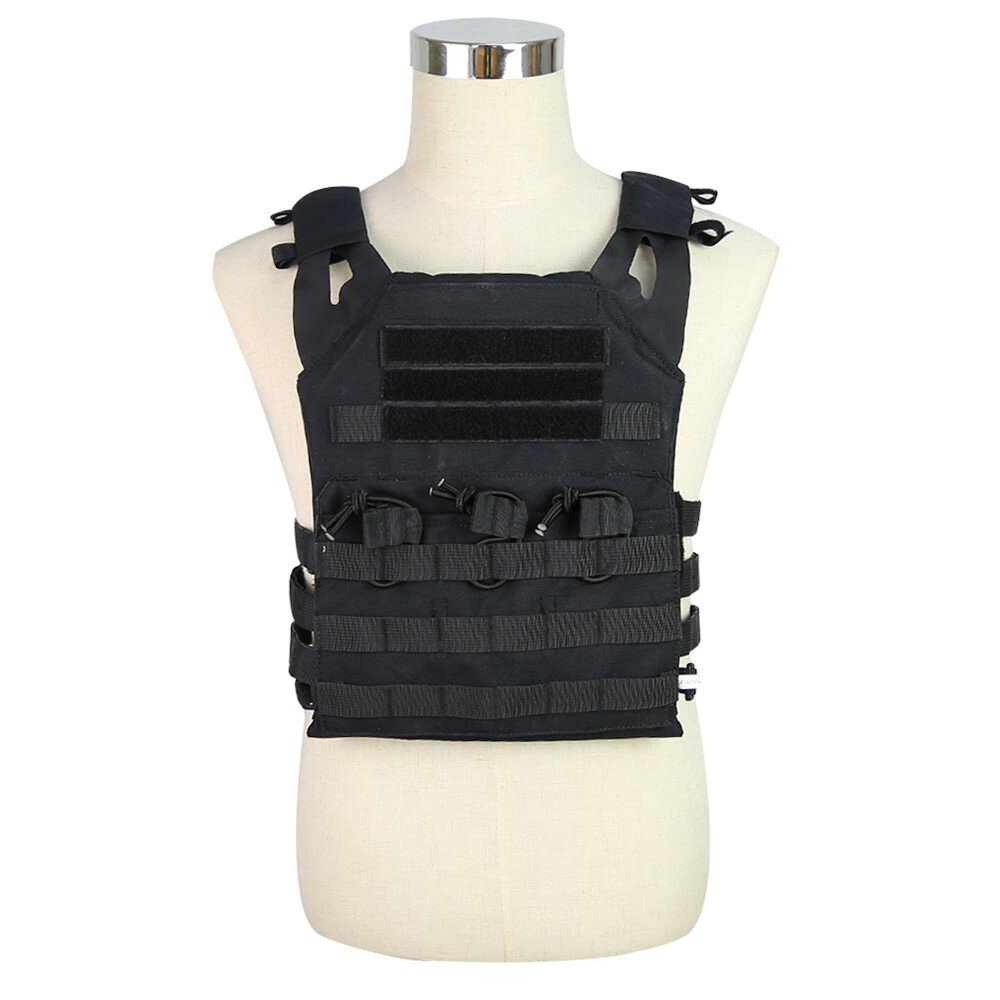 WoSporT Military Tactical Vest Chest Carrier Waistcoat Airsoft Paintball Combat - Green - Image 2