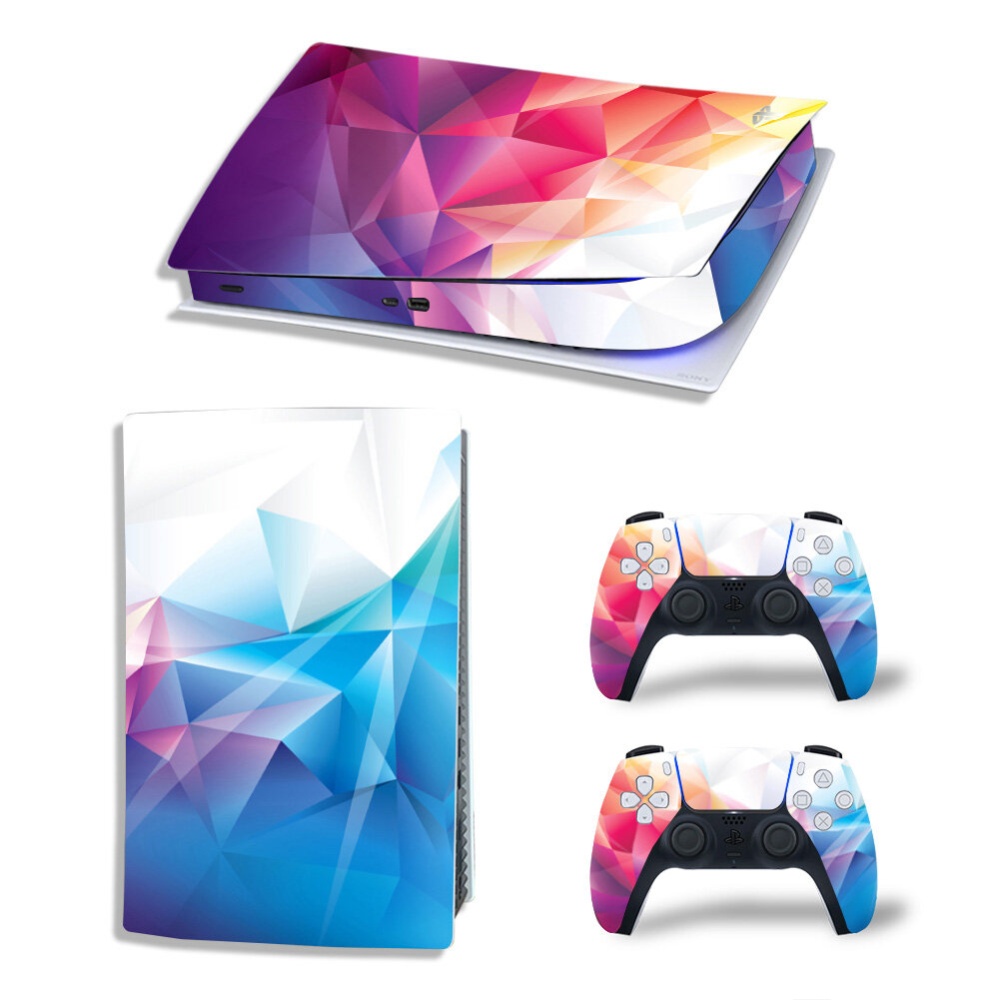 Printed Skin Stickers Anti-scratch Dustproof Decal Cover for PlayStation 5 PS5 Digital Edition Game Console - TN-PS5Disk-3000 - Image 2